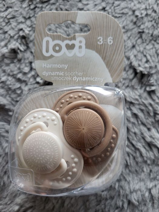 Lovi smoczki silikonowe uspokajające 3-6m 2szt