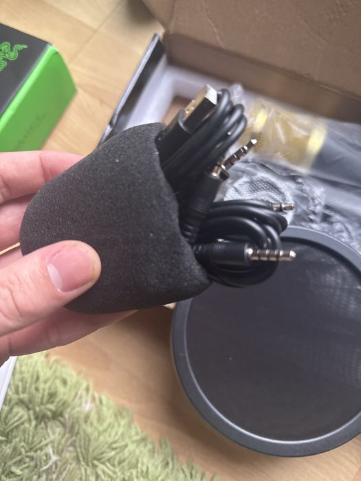 nowy zestaw mikrofon/uchwyt/equalizer