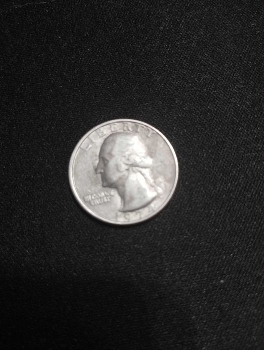 Moneta ćwierć dolara odwrotka