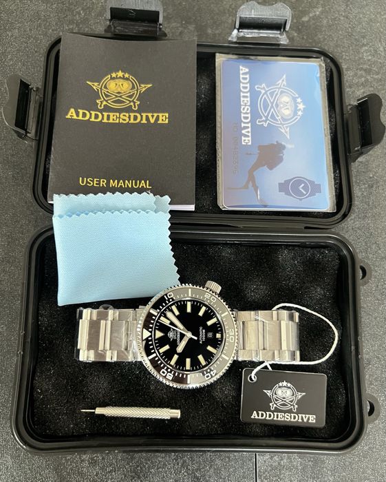 Механічний дайвер WR 1000m Addiesdive MY-H6  Miyota 8215 Часы мужские механические