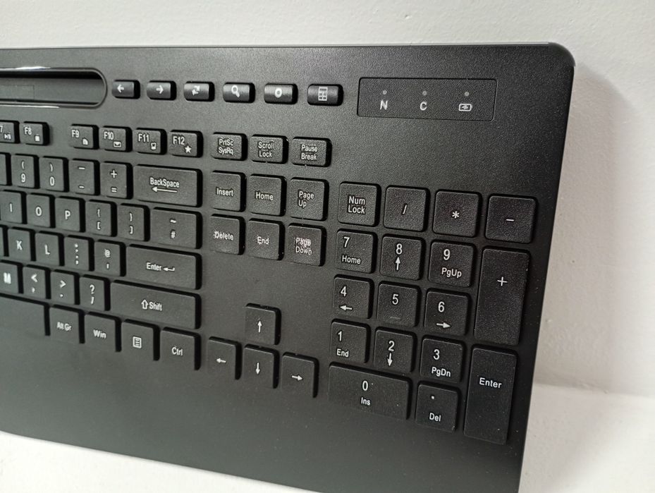 KC213 klawiatura i mysz bezprzewodowe 2,4Ghz czarne