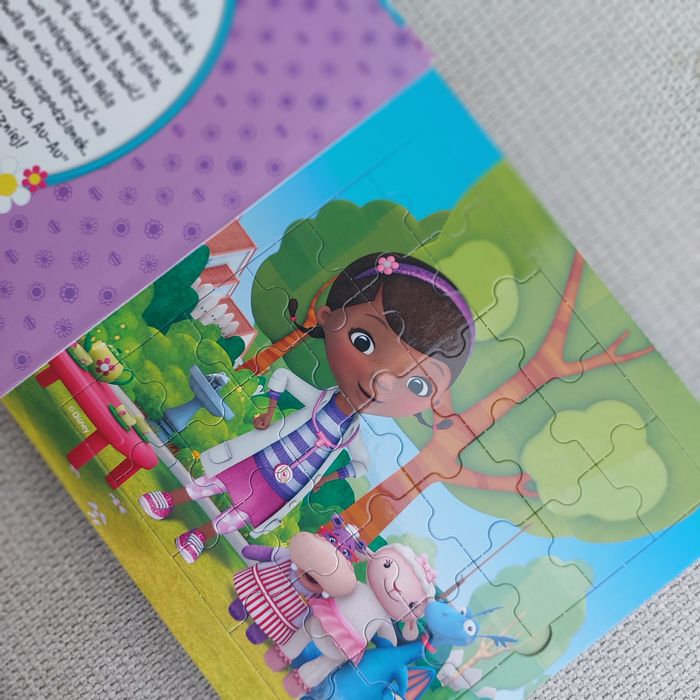Książka z puzzlami Klinika dla pluszaków
