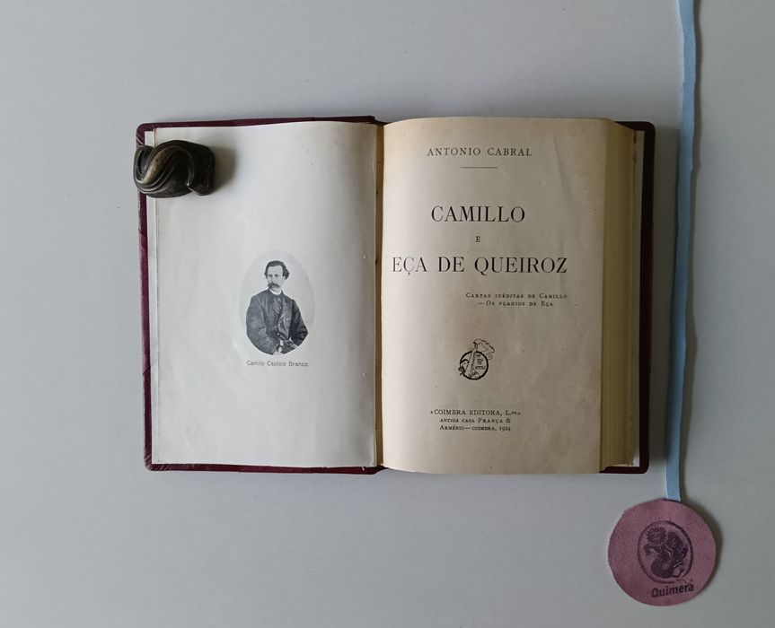 Camilo e Eça de Queiroz, Cartas Inéditas de Camillo -Os plagios de Eça