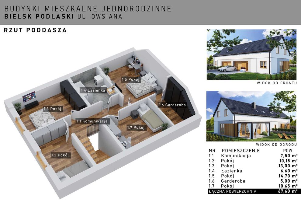Dom bliźniak 152m2 - ul. Owsiana