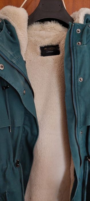 Casaco de pêlo removível