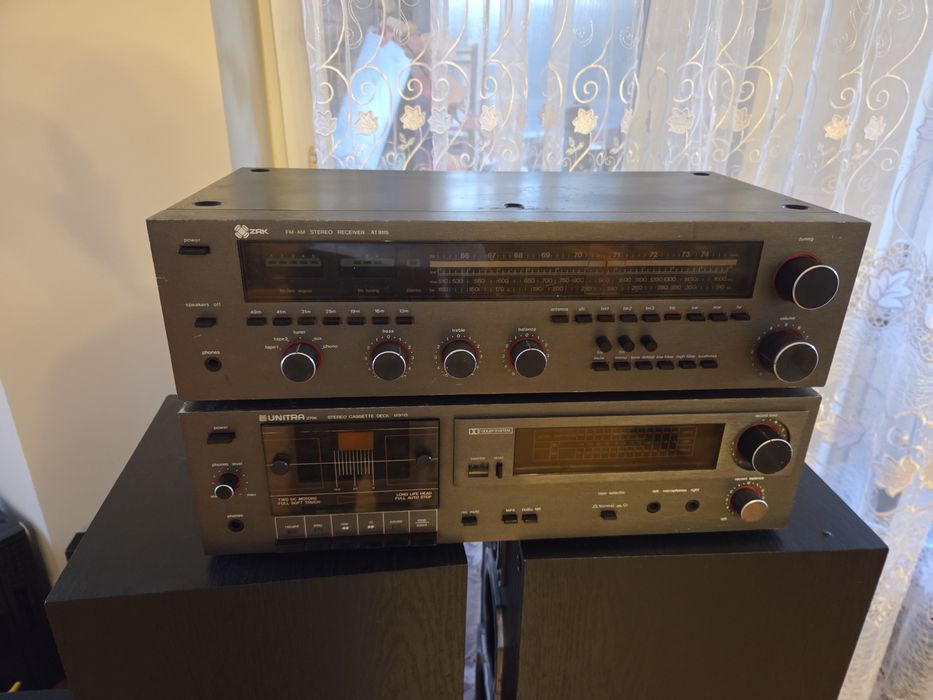Amplituner Unitra AT 9115 i Magnetofon  M 9115