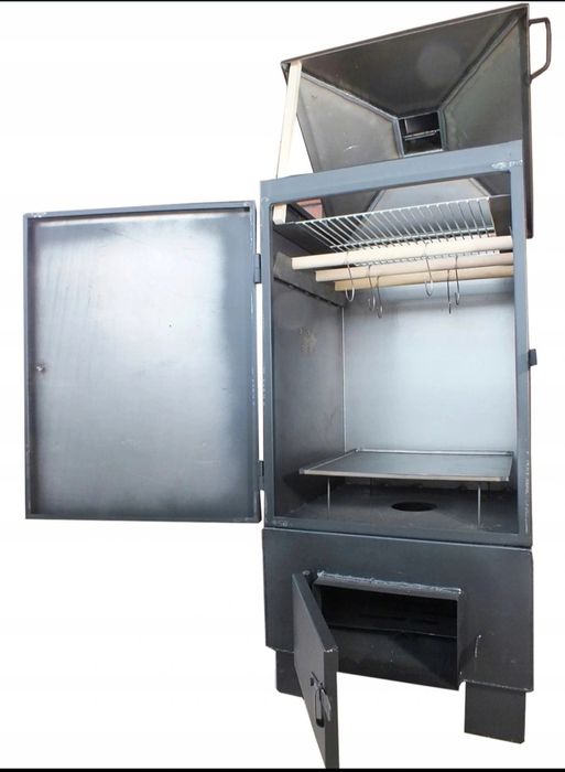 Wędzarnia stalowa  solidna z paleniskiem – gotowa do użytku!