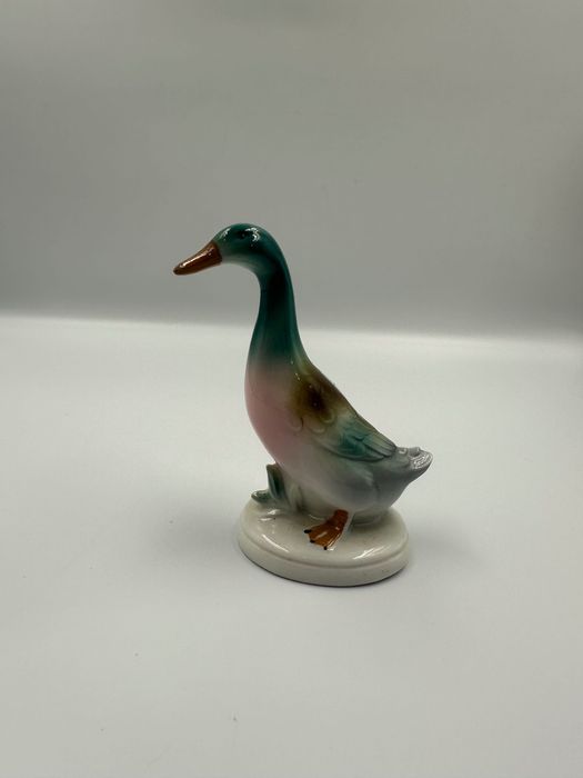Szklana kaczka ozdobna