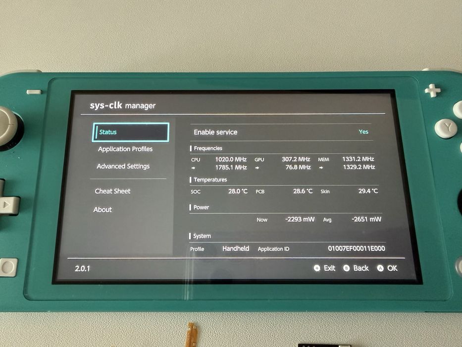 Nintendo Switch Lite PICOFLY MOD CFW