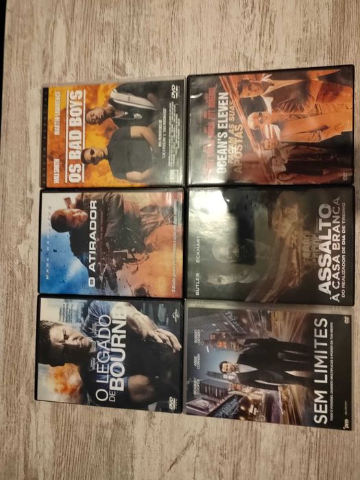 Vendo conjunto de filmes em DVD