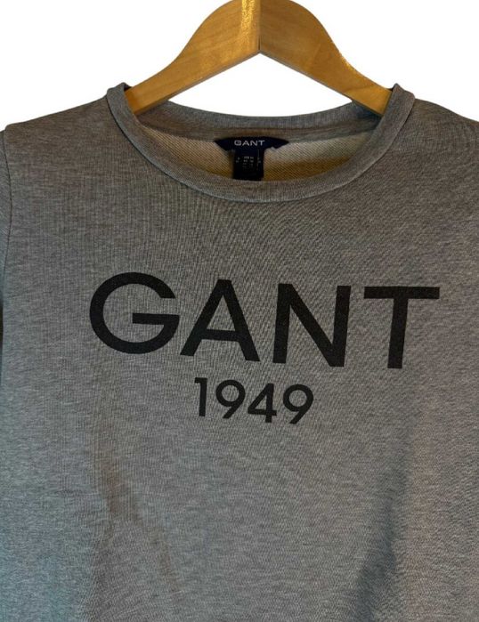 Bluza damska Gant szara z dużym logiem XS
