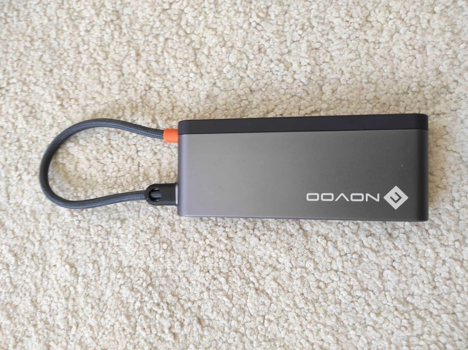 Stacja dokująca NOVOO RM6F 6W1 adapter HUB USB C HDMI 4K PRO DUAL