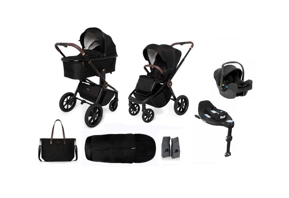 Muuvo Quick SE2 4w1 gondola+spacerówka+fotelik+baza obrotowa, 5 akc