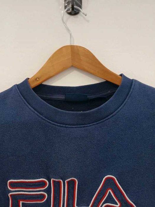 Granatowa bluza damska marki Fila rozmiar S