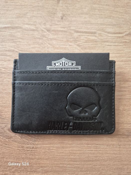 Harley Davidson oryginalny skorzany portfel na katy