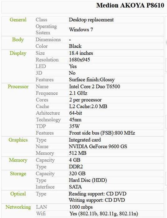 Wielki laptop multimedialny 19"