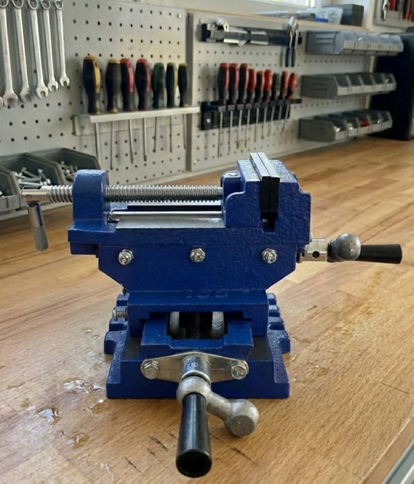 Imadło Krzyżowe Dwuosiowe do Wiertarki Warsztatowe X Y do Frezarki