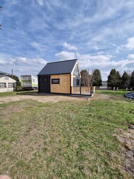 Domek letniskowy, domek ogrodowy, Nowoczesna Stodoła 4,5x5,5m