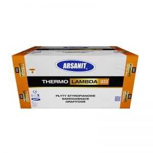 Styropian grafitowy ARSANIT THERMO LAMBDA 033 elewacja