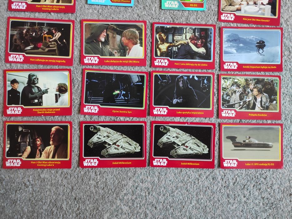 kolekcja kart star wars topps 24 karty gwiezdne wojny