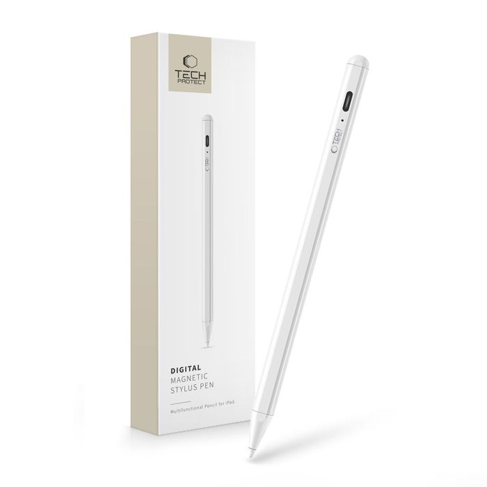 Tech-Protect digital Magnetic stylus pen iPad white