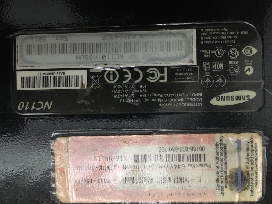 Продаётся нетбук: Samsung NC 110