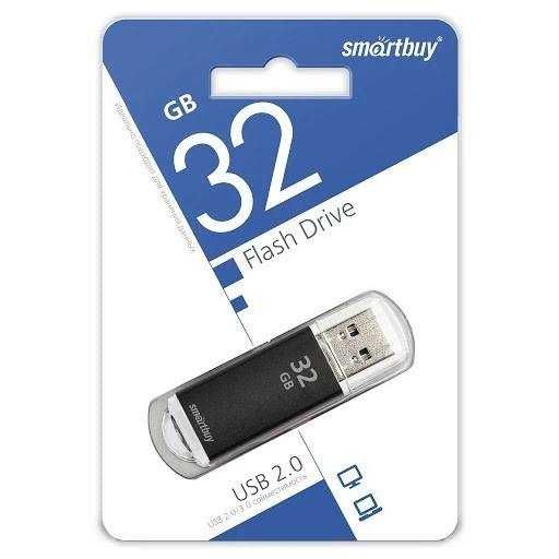 Флешка Smartbuy 32GB V-Cut Black