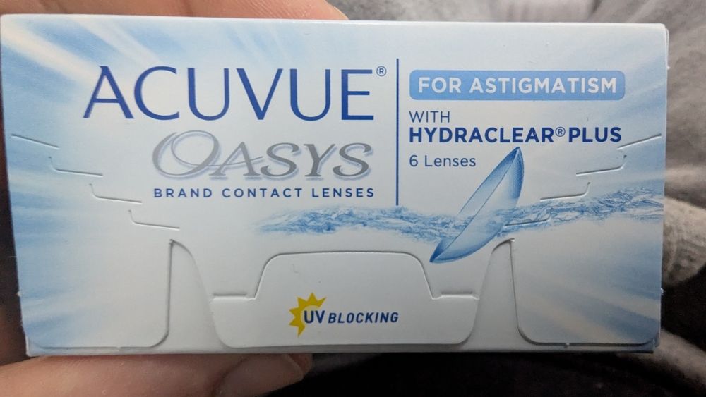 Soczewki kontaktowe acuvue oasys astigmatism