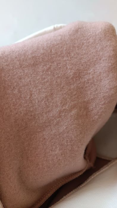 Теплий дитячий костюм на флісі прямі штани для дівчинки колір пудра