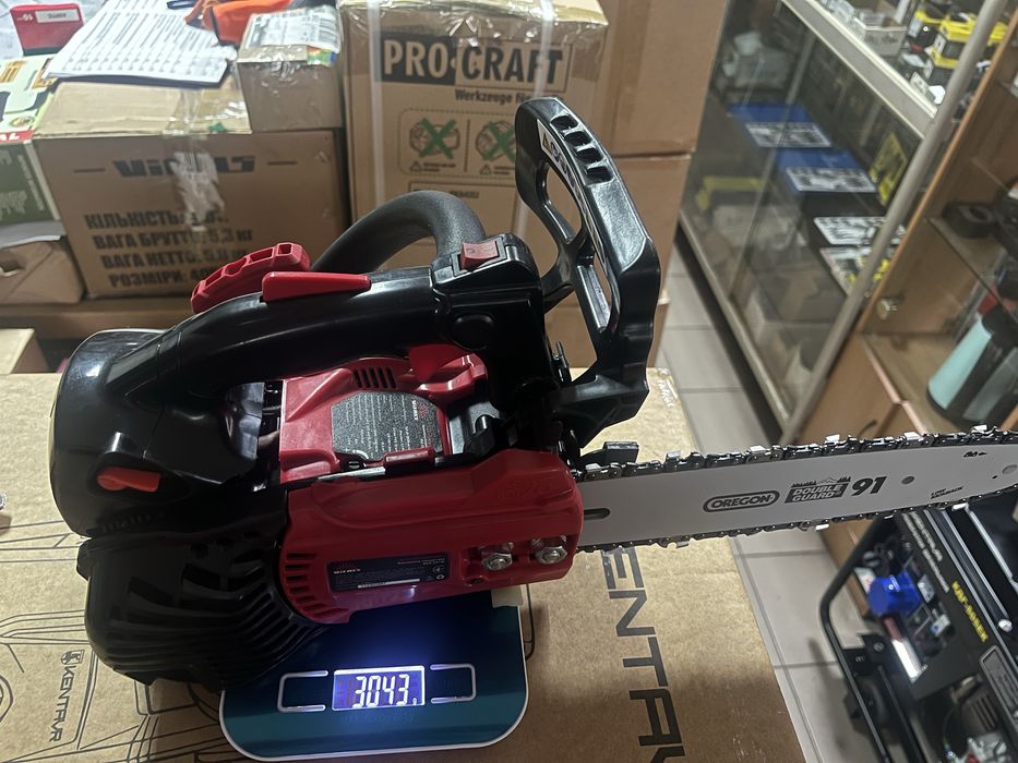 Бензопила Vitals ПРОФІ BKZ 2514r вага 3кг шина 25см Гарантія 5-років