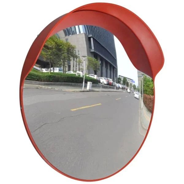 NOVO -  Espelho de trânsito para exterior 60 cm policarbonato laranja