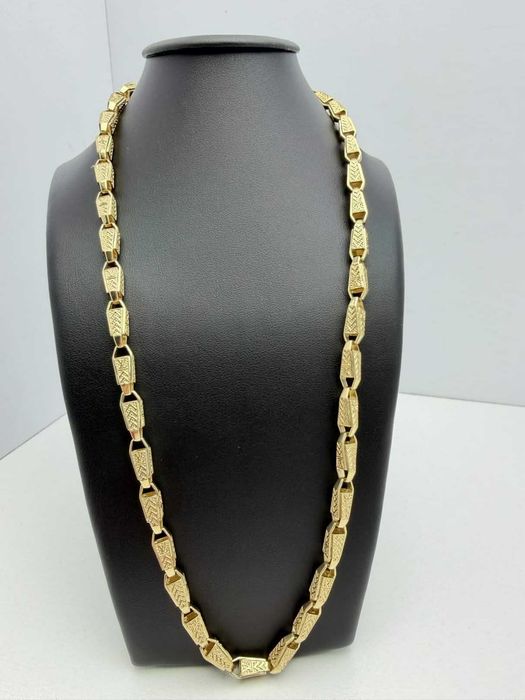 Złoty Łańcuch Diamentowany 78,07g P585 14K 62cm. Pełny Szuflada