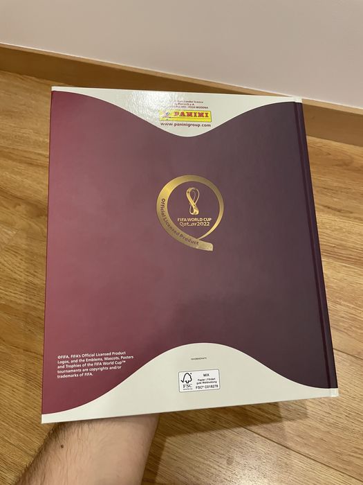 Caderneta Panini Mundial Qatar 2022 – Completa e em Excelente Estado!