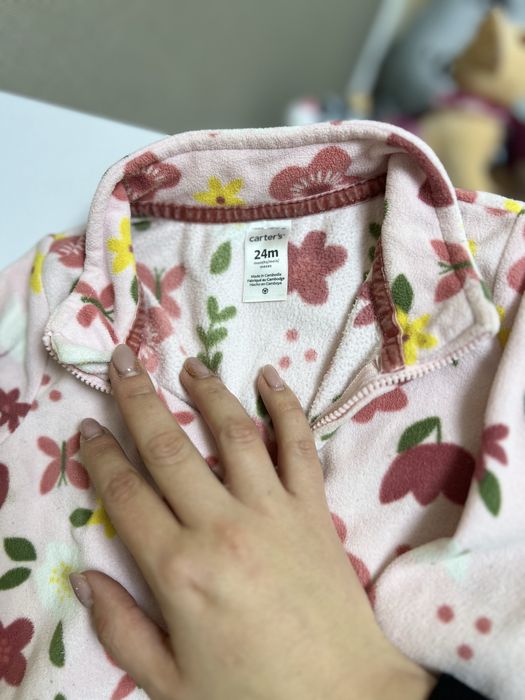 Флісовий чоловічок Carters 24 m 2 Роки, Disney батнік светрик 86-92