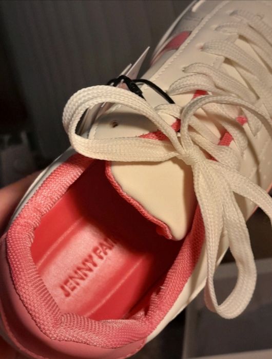 Nowe buty Jenny-Fair biało-różowe