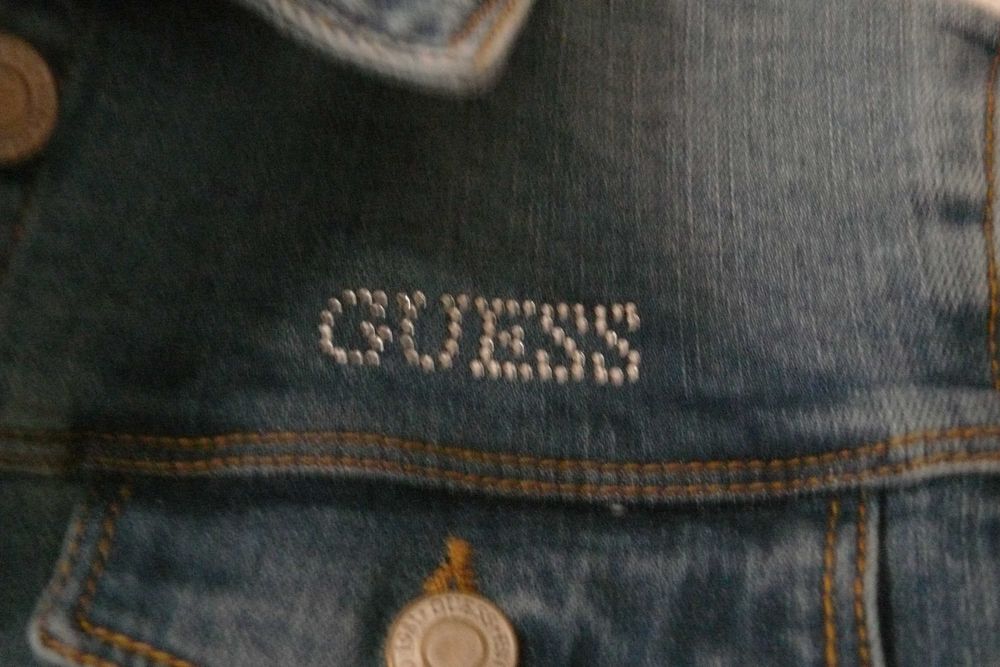 Casaco de ganga Guess corte regular