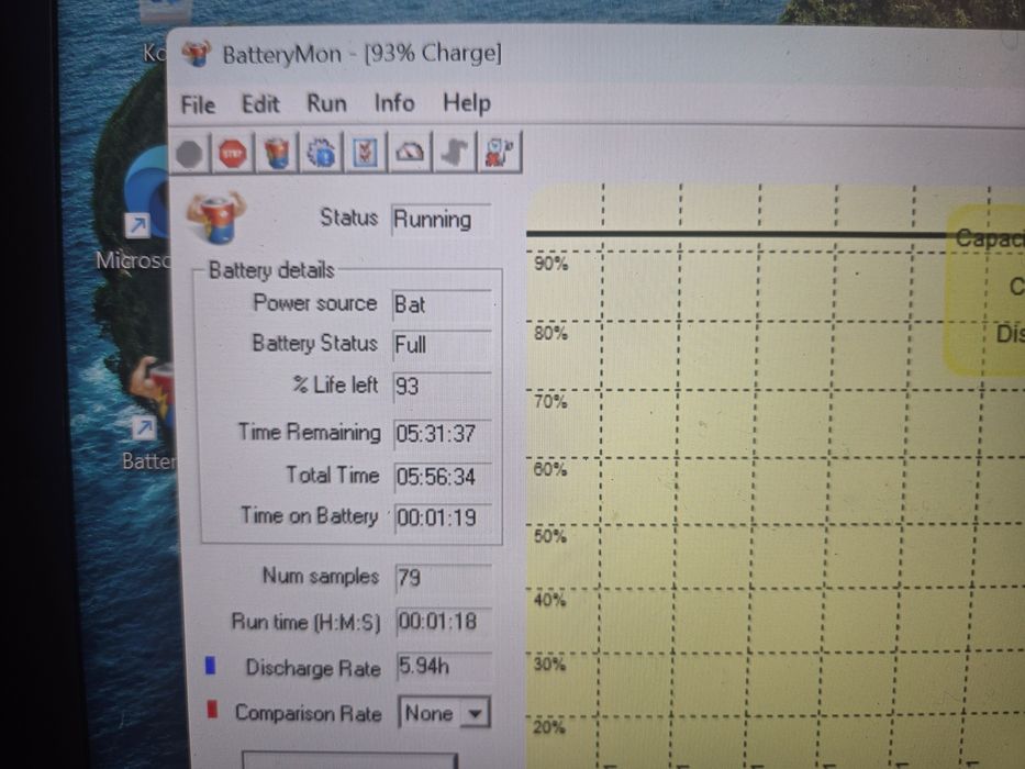 Sprzedam Orginalną baterię do laptopa Asus UX303L Testy na zdjeciu.