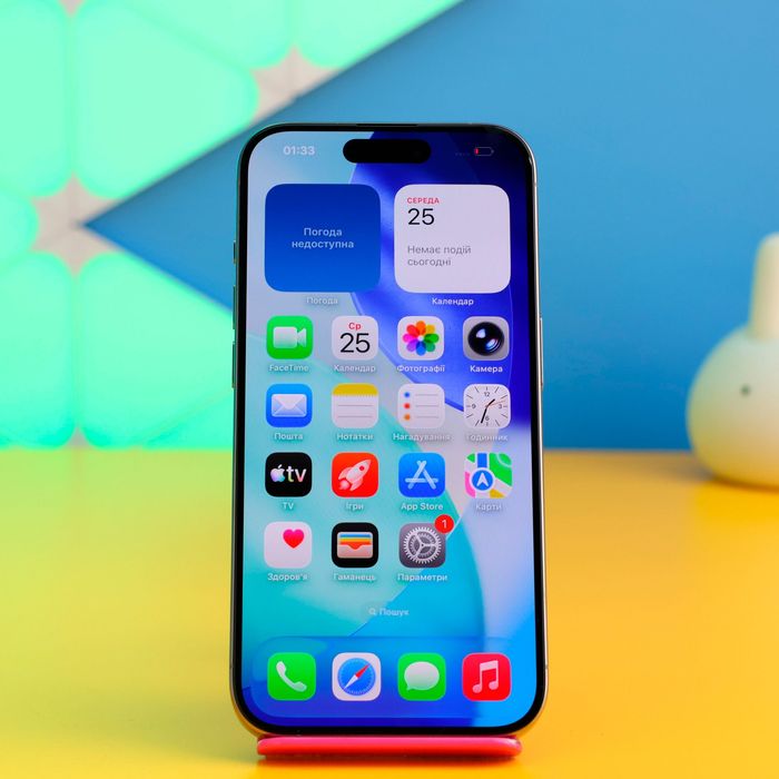 Смартфон Apple iPhone 15 Pro 128GB Natural (159203) Б/У З ГАРАНТІЄЮ