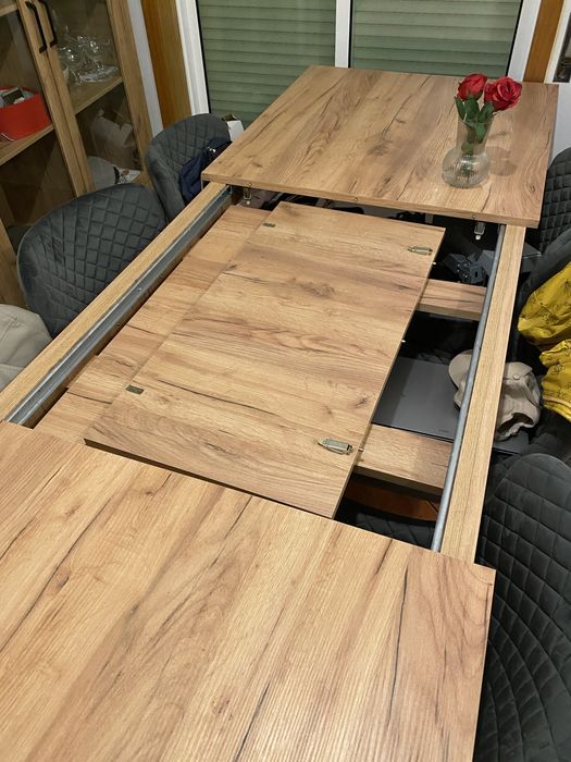 Mesa de jantar 90x190 extensível para 90x280