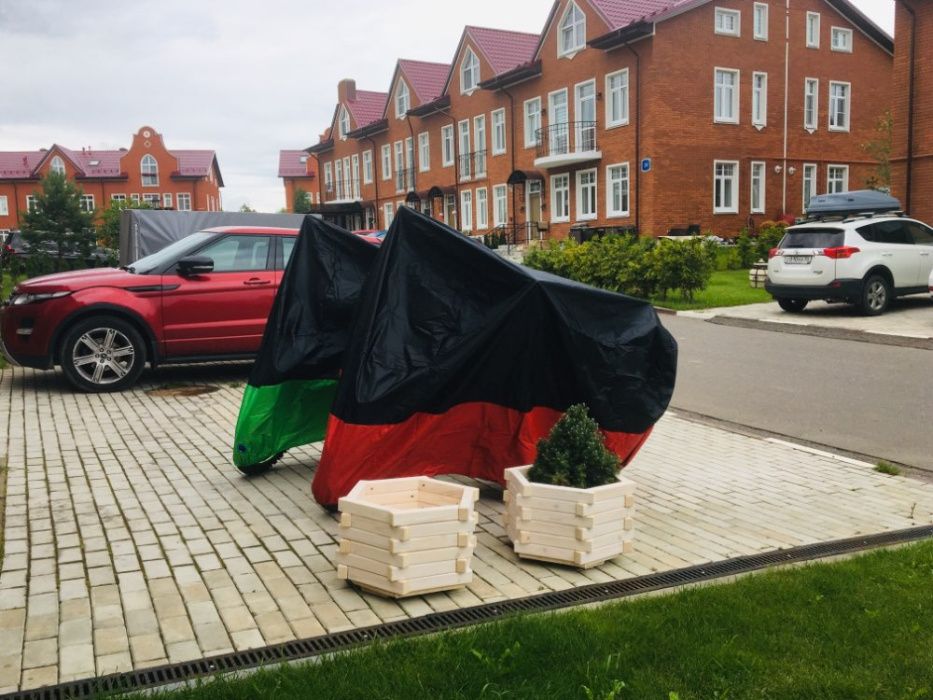 Накидка чохол дощовик для скутера, мотоцикла. З сумкою для зберігання