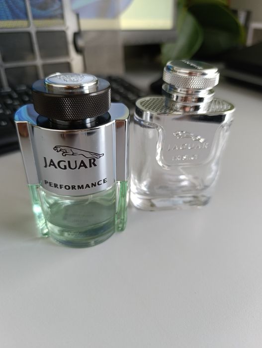 Порожні флакони Jaguar Performance та Jaguar Prestige