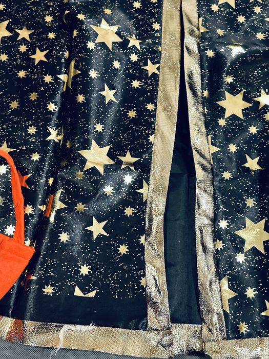 Strój czarodziej przebranie halloween bal czarodziej GRATIS Tatuaże