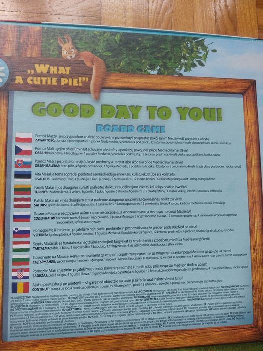 Gra planszowa Masza i Niedźwiedź