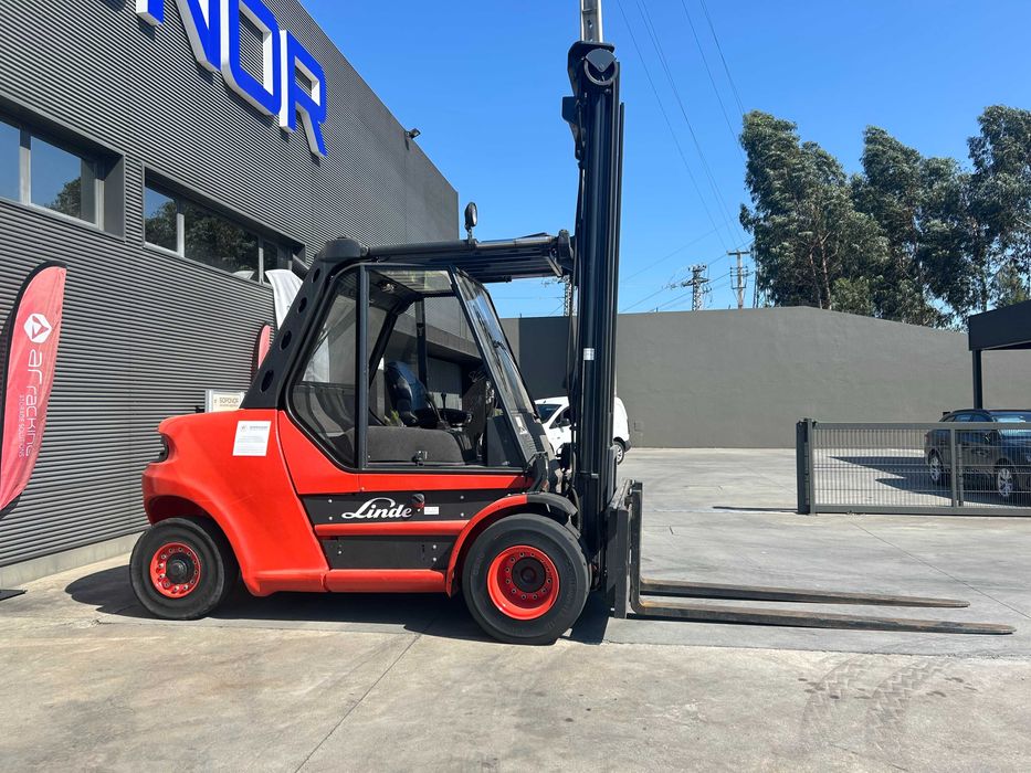 Empilhador Linde 8000 Kgs Diesel
