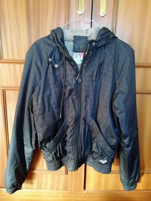 Casaco Preto Impermeável Forrado ROXY QUICKSILVER