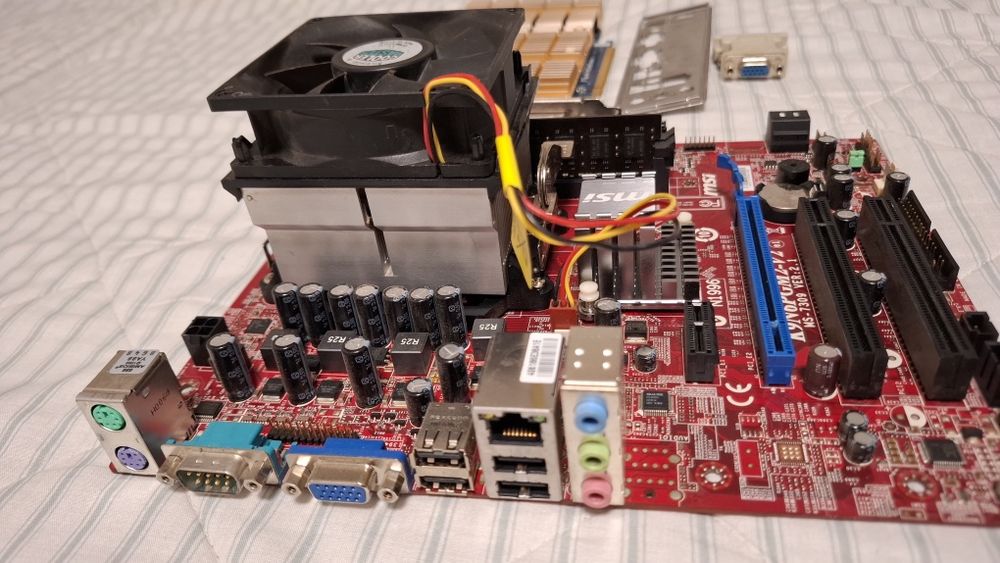 Материнська плата msi проц ddr2