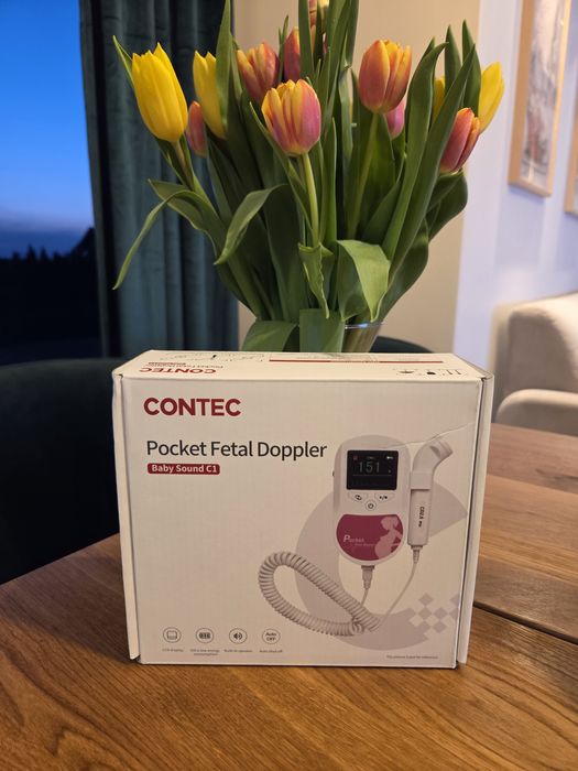 Detektor tętna, doppler, pocet feal doppler, baby sound, na gwarancji