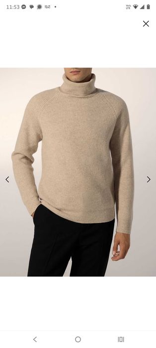 Golf męski Reserved S wełniany ciepły