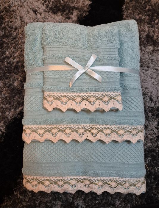 Conjunto 3 toalhas - NOVAS (400gr/m2)