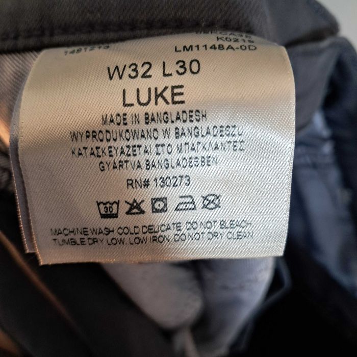 Granatowe jeansy Lee 32/30